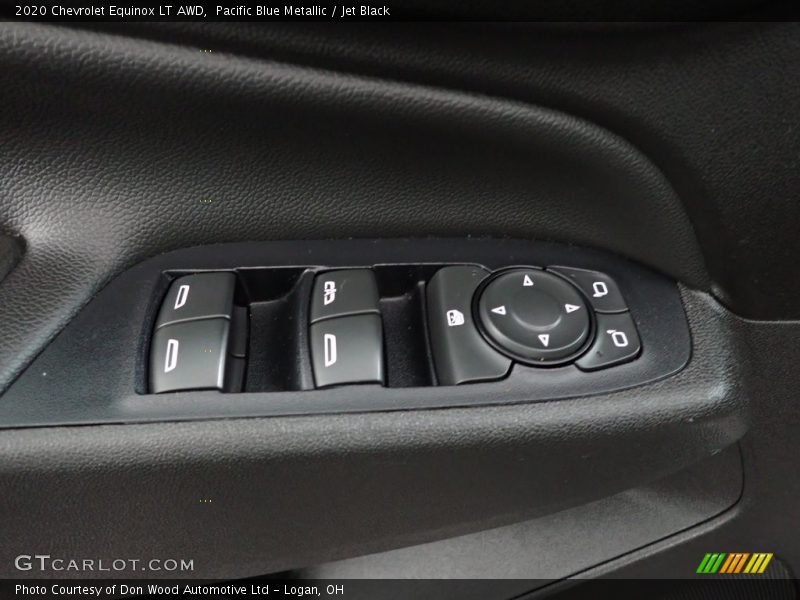Pacific Blue Metallic / Jet Black 2020 Chevrolet Equinox LT AWD