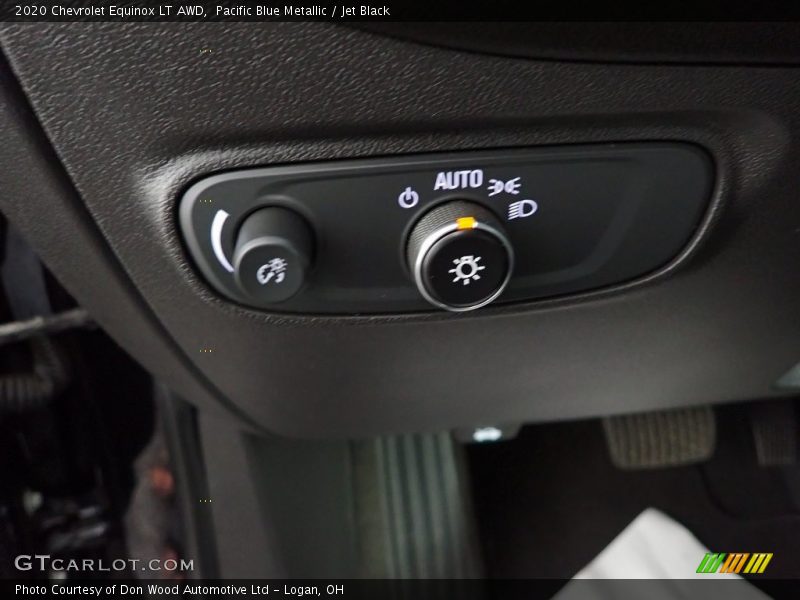 Pacific Blue Metallic / Jet Black 2020 Chevrolet Equinox LT AWD