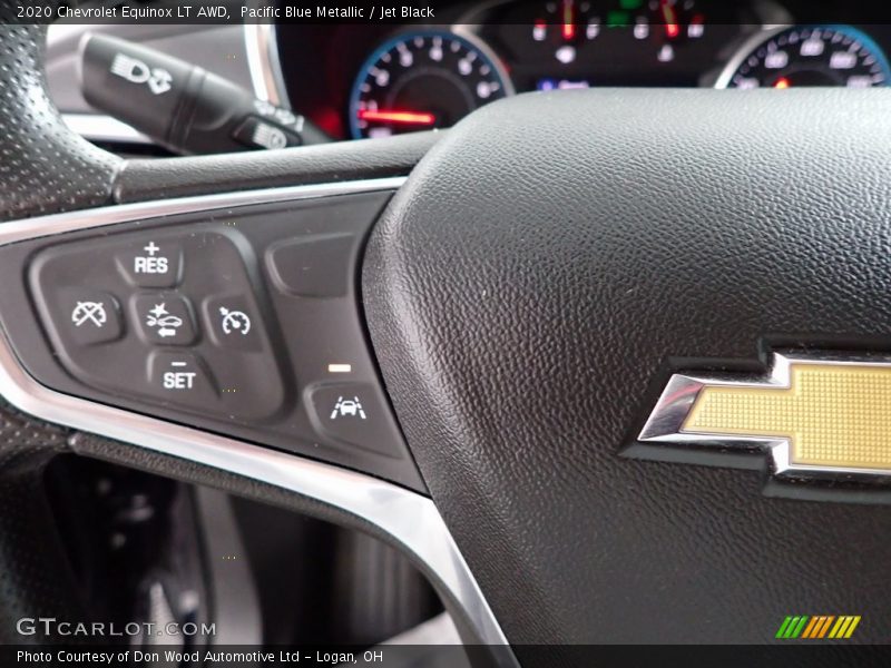 Pacific Blue Metallic / Jet Black 2020 Chevrolet Equinox LT AWD
