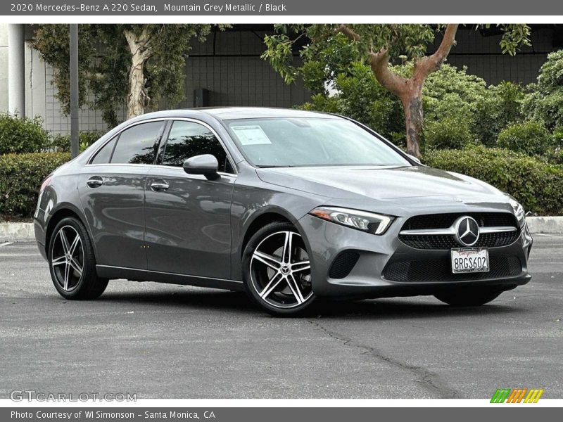 Mountain Grey Metallic / Black 2020 Mercedes-Benz A 220 Sedan