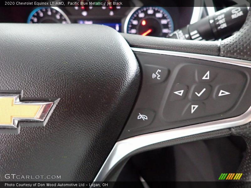 Pacific Blue Metallic / Jet Black 2020 Chevrolet Equinox LT AWD