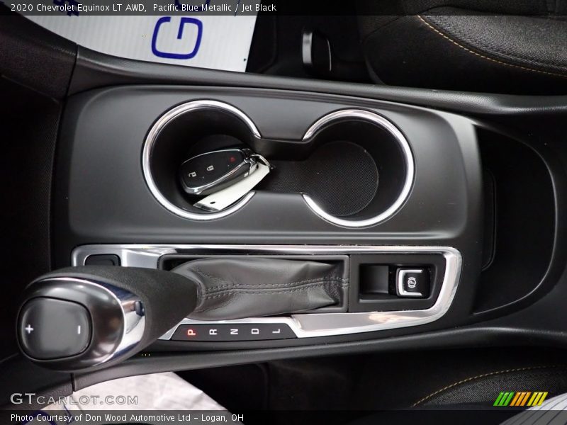 Pacific Blue Metallic / Jet Black 2020 Chevrolet Equinox LT AWD