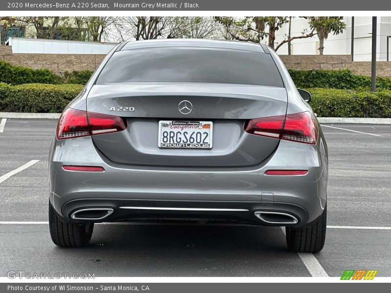 Mountain Grey Metallic / Black 2020 Mercedes-Benz A 220 Sedan