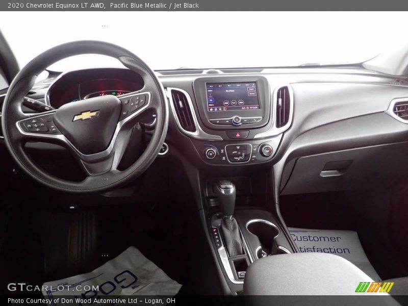 Pacific Blue Metallic / Jet Black 2020 Chevrolet Equinox LT AWD
