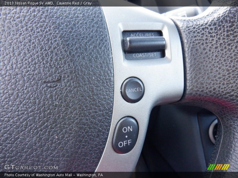 Cayenne Red / Gray 2013 Nissan Rogue SV AWD