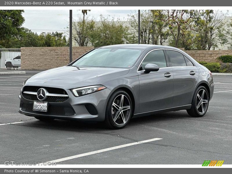 Mountain Grey Metallic / Black 2020 Mercedes-Benz A 220 Sedan