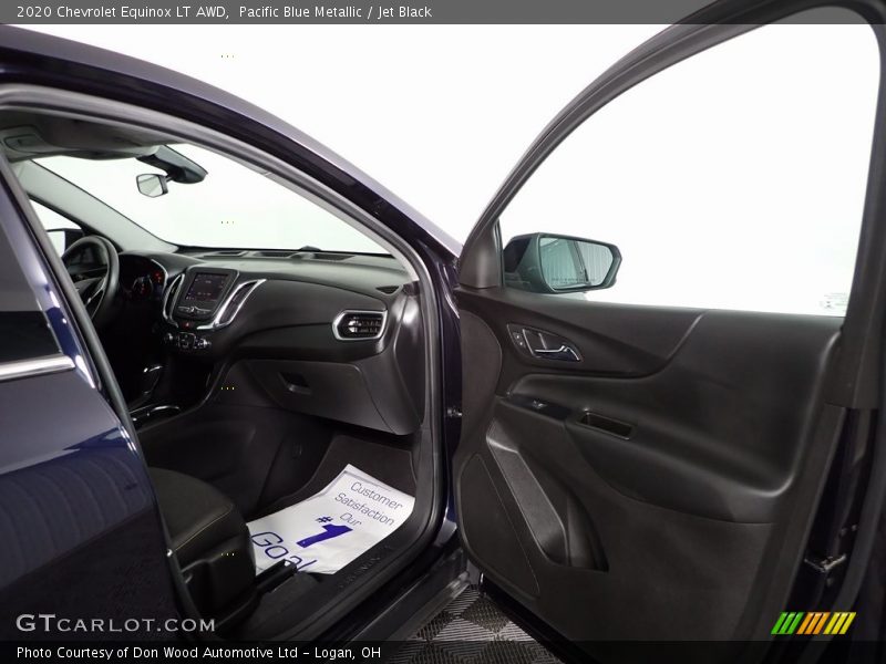 Pacific Blue Metallic / Jet Black 2020 Chevrolet Equinox LT AWD