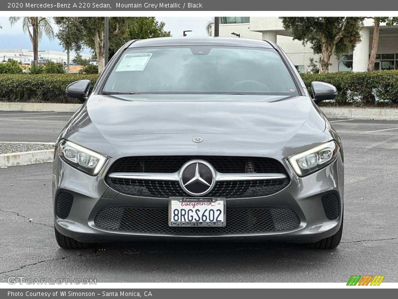 Mountain Grey Metallic / Black 2020 Mercedes-Benz A 220 Sedan