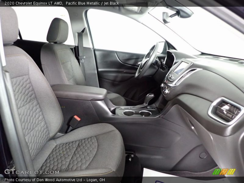 Pacific Blue Metallic / Jet Black 2020 Chevrolet Equinox LT AWD