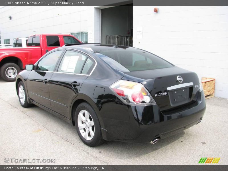 Super Black / Blond 2007 Nissan Altima 2.5 SL