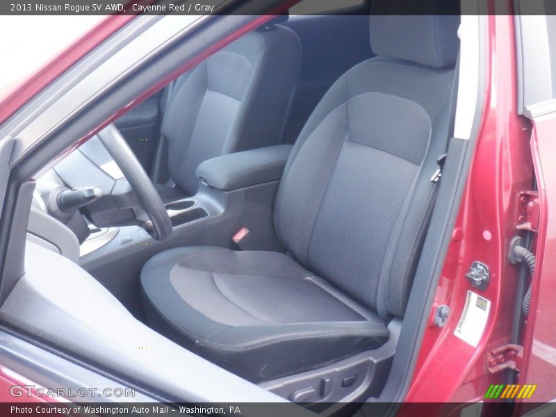Cayenne Red / Gray 2013 Nissan Rogue SV AWD