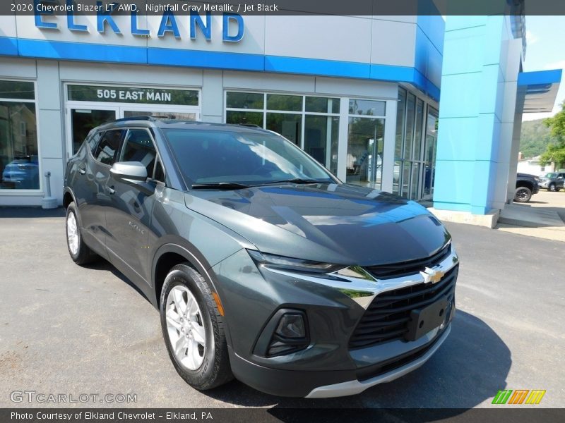 Nightfall Gray Metallic / Jet Black 2020 Chevrolet Blazer LT AWD