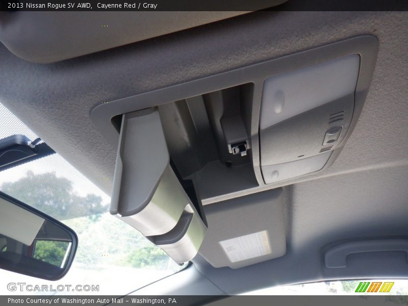 Cayenne Red / Gray 2013 Nissan Rogue SV AWD