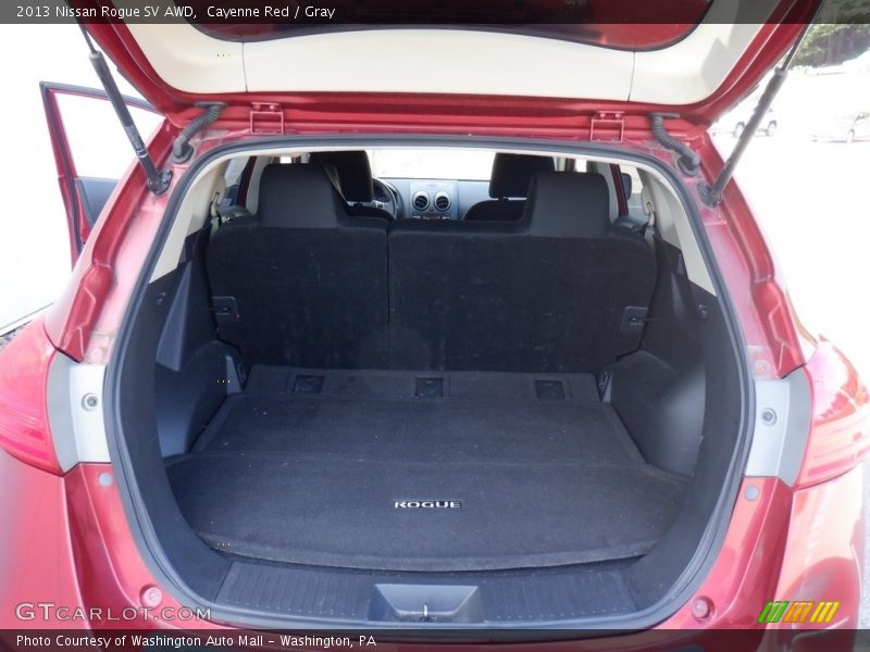 Cayenne Red / Gray 2013 Nissan Rogue SV AWD