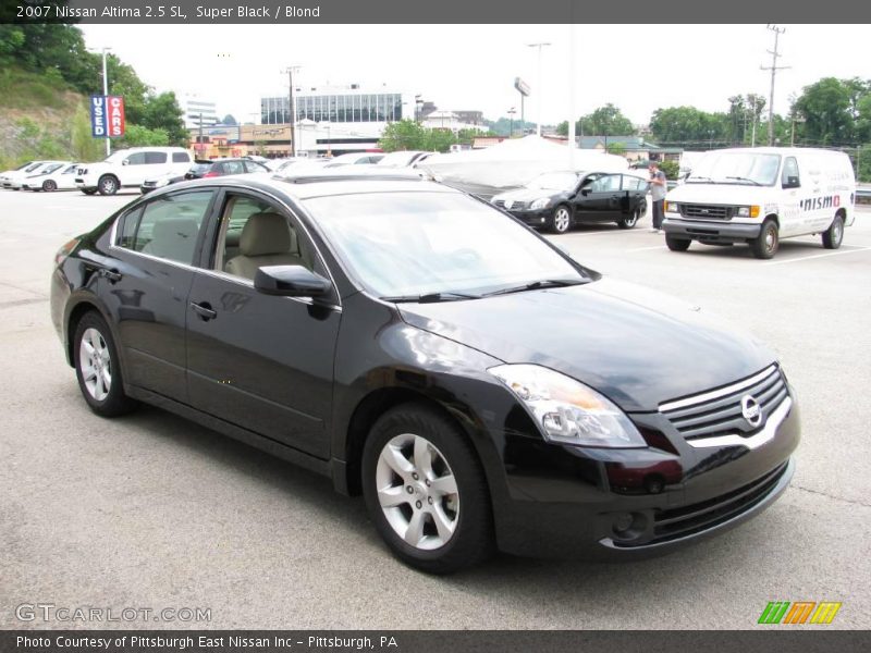 Super Black / Blond 2007 Nissan Altima 2.5 SL