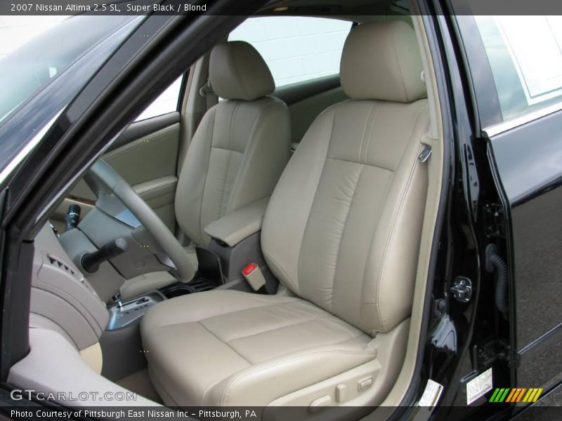 Super Black / Blond 2007 Nissan Altima 2.5 SL