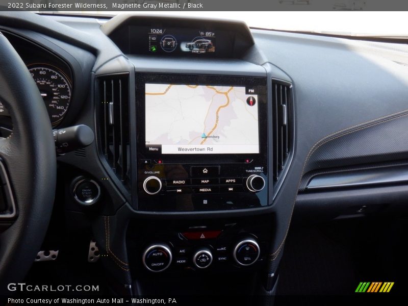 Controls of 2022 Forester Wilderness
