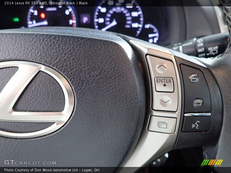 Obsidian Black / Black 2014 Lexus RX 350 AWD