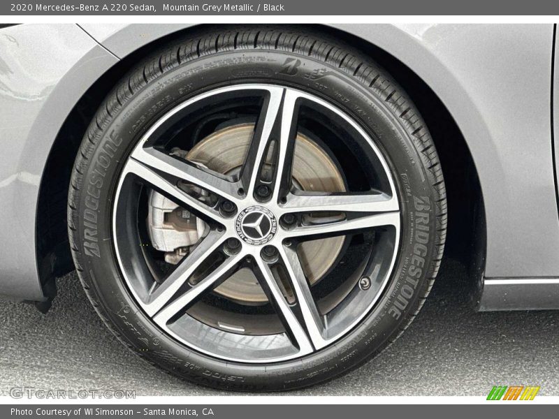 Mountain Grey Metallic / Black 2020 Mercedes-Benz A 220 Sedan