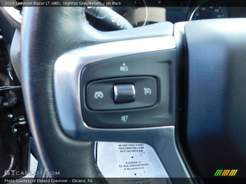 Nightfall Gray Metallic / Jet Black 2020 Chevrolet Blazer LT AWD