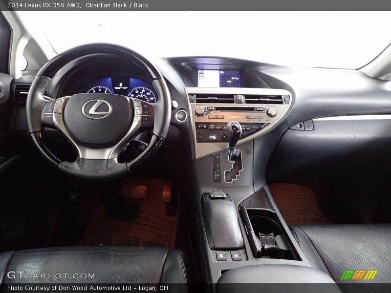 Obsidian Black / Black 2014 Lexus RX 350 AWD