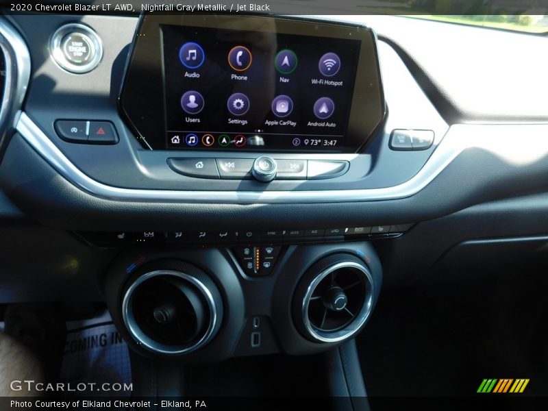 Nightfall Gray Metallic / Jet Black 2020 Chevrolet Blazer LT AWD