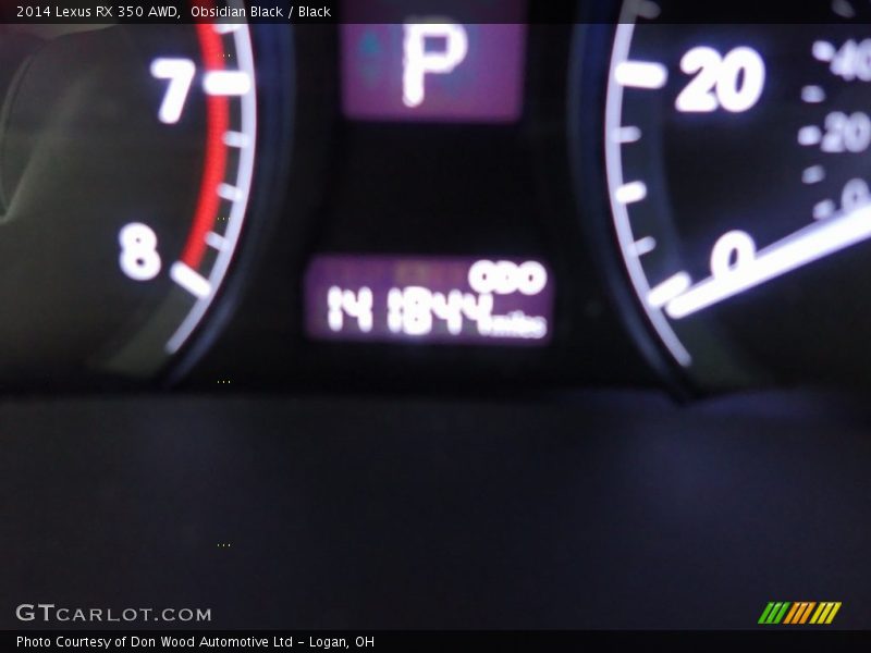 Obsidian Black / Black 2014 Lexus RX 350 AWD