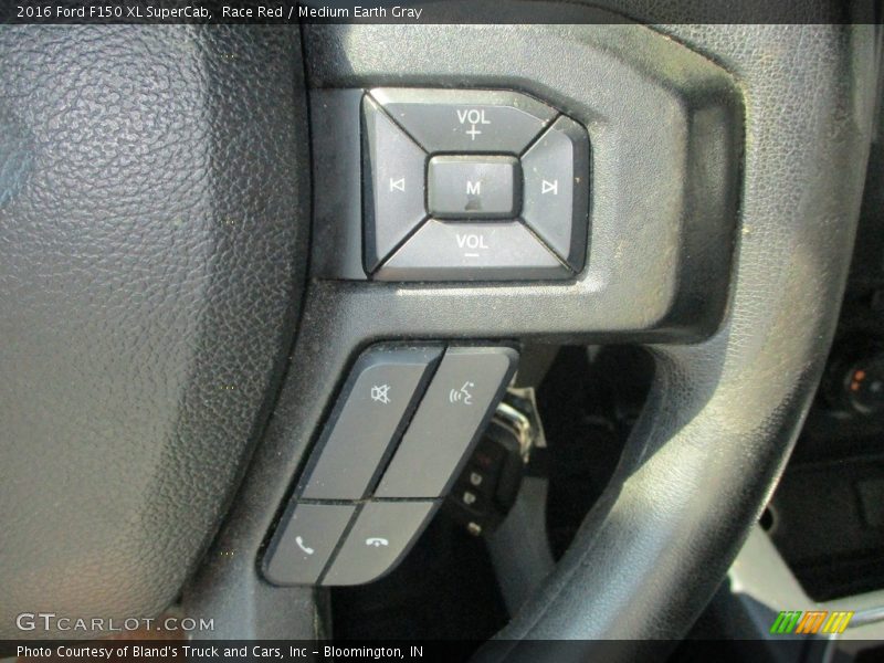 Race Red / Medium Earth Gray 2016 Ford F150 XL SuperCab