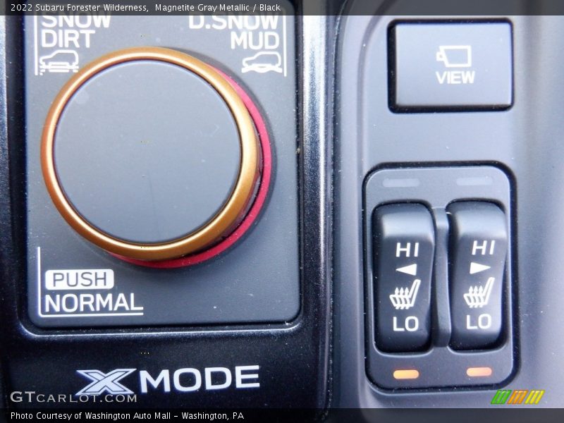 Controls of 2022 Forester Wilderness