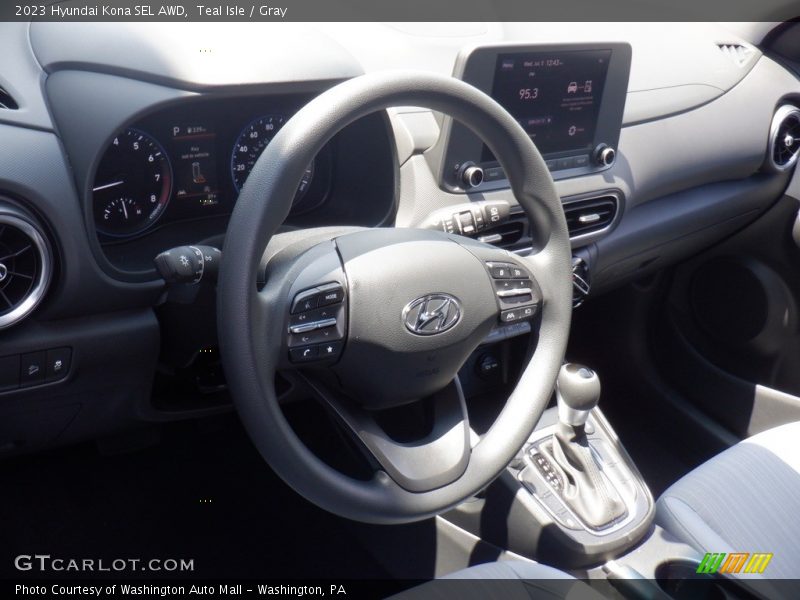 Teal Isle / Gray 2023 Hyundai Kona SEL AWD
