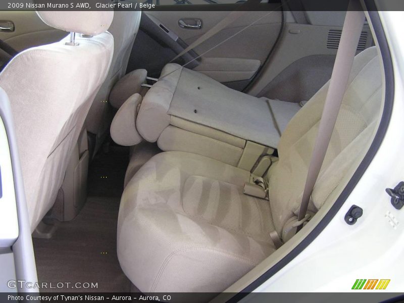 Glacier Pearl / Beige 2009 Nissan Murano S AWD