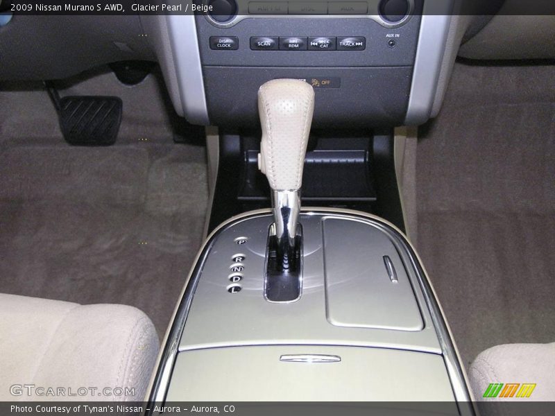Glacier Pearl / Beige 2009 Nissan Murano S AWD