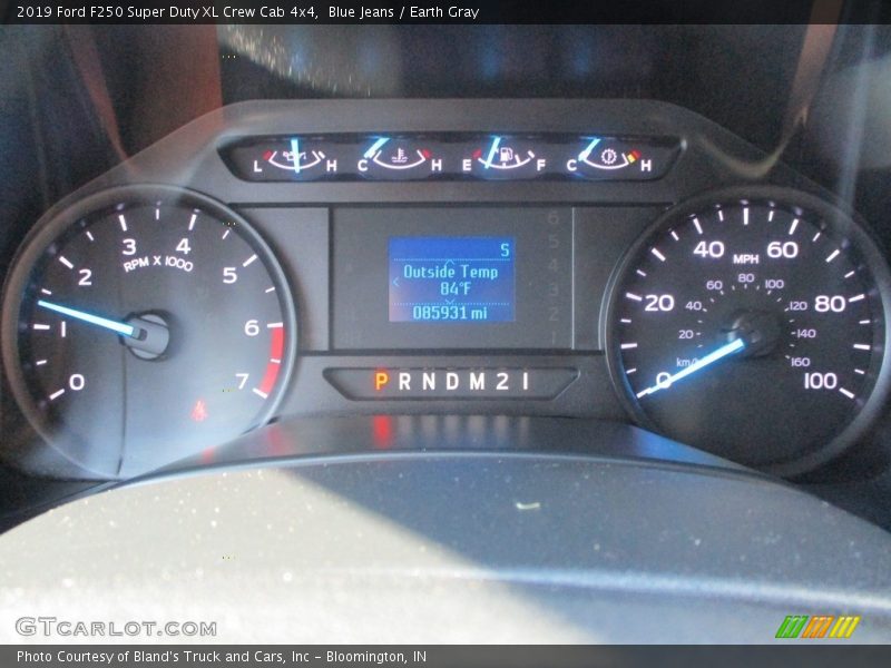 Blue Jeans / Earth Gray 2019 Ford F250 Super Duty XL Crew Cab 4x4