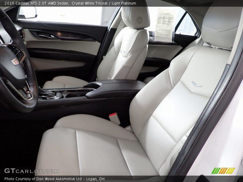 Front Seat of 2016 ATS 2.0T AWD Sedan
