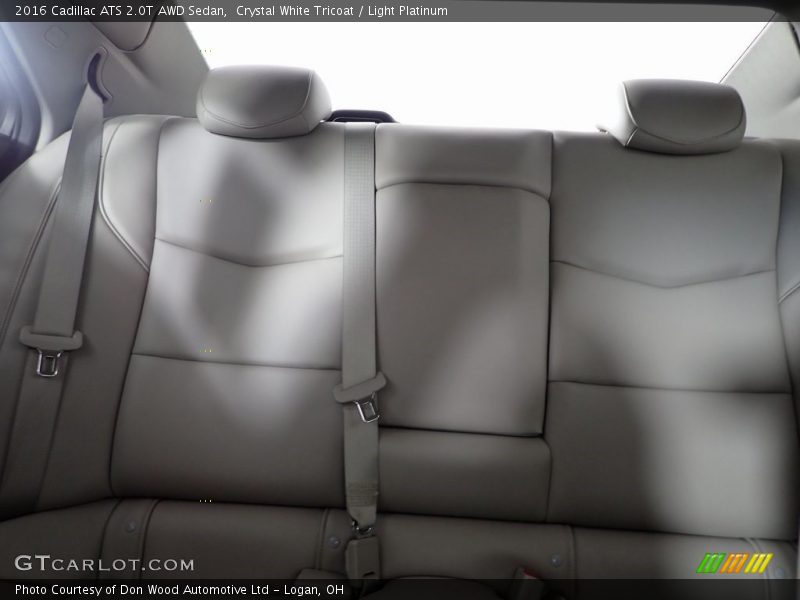 Crystal White Tricoat / Light Platinum 2016 Cadillac ATS 2.0T AWD Sedan