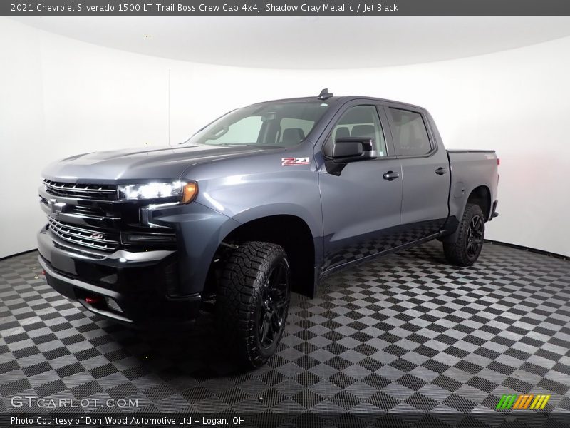 Shadow Gray Metallic / Jet Black 2021 Chevrolet Silverado 1500 LT Trail Boss Crew Cab 4x4