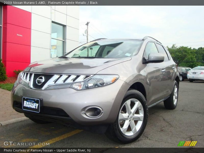 Platinum Graphite Metallic / Black 2009 Nissan Murano S AWD