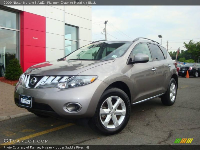 Platinum Graphite Metallic / Black 2009 Nissan Murano S AWD