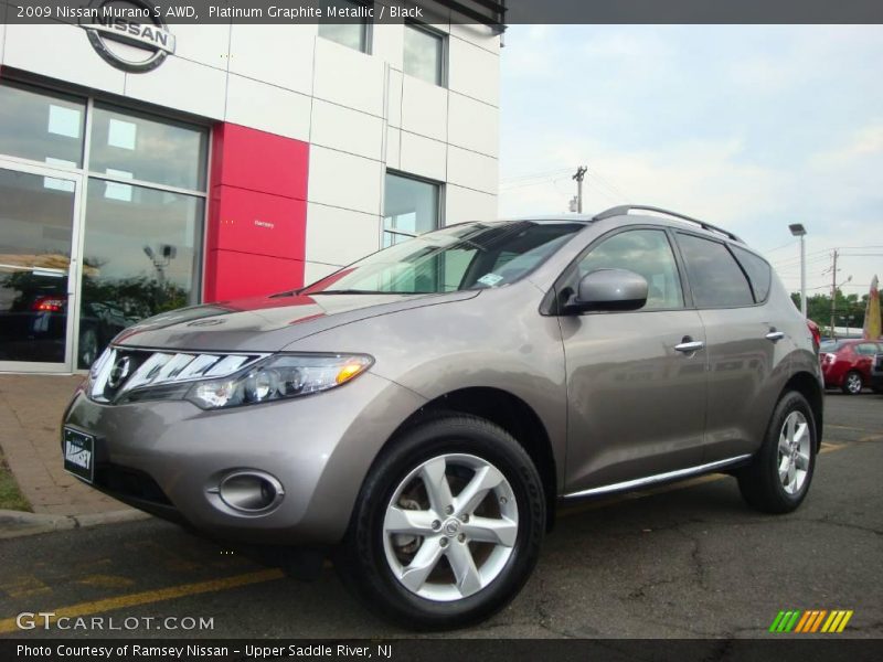 Platinum Graphite Metallic / Black 2009 Nissan Murano S AWD
