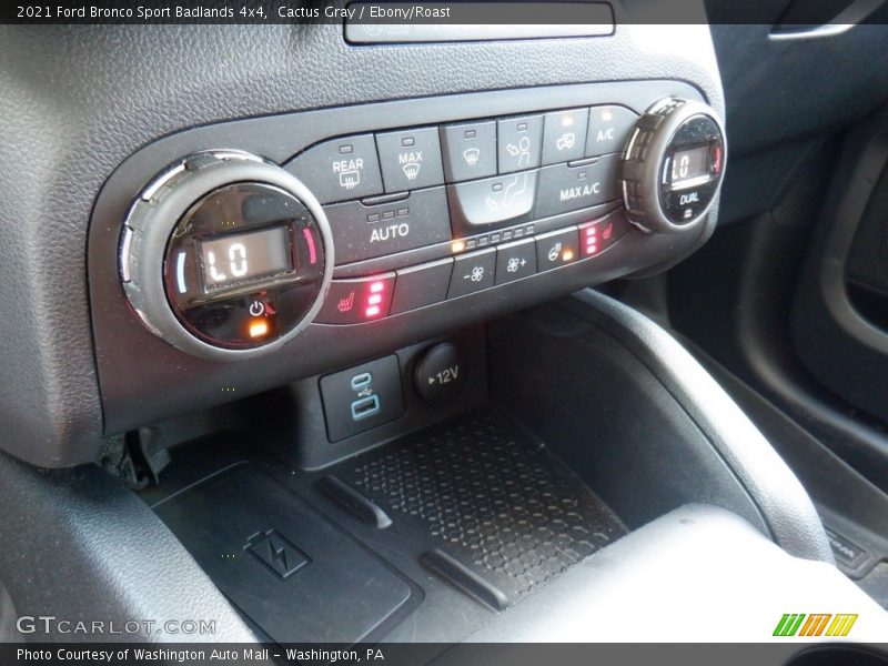 Controls of 2021 Bronco Sport Badlands 4x4