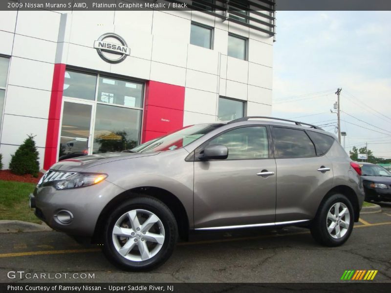 Platinum Graphite Metallic / Black 2009 Nissan Murano S AWD