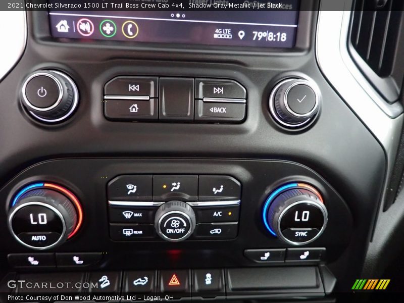 Controls of 2021 Silverado 1500 LT Trail Boss Crew Cab 4x4