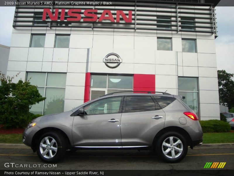 Platinum Graphite Metallic / Black 2009 Nissan Murano S AWD