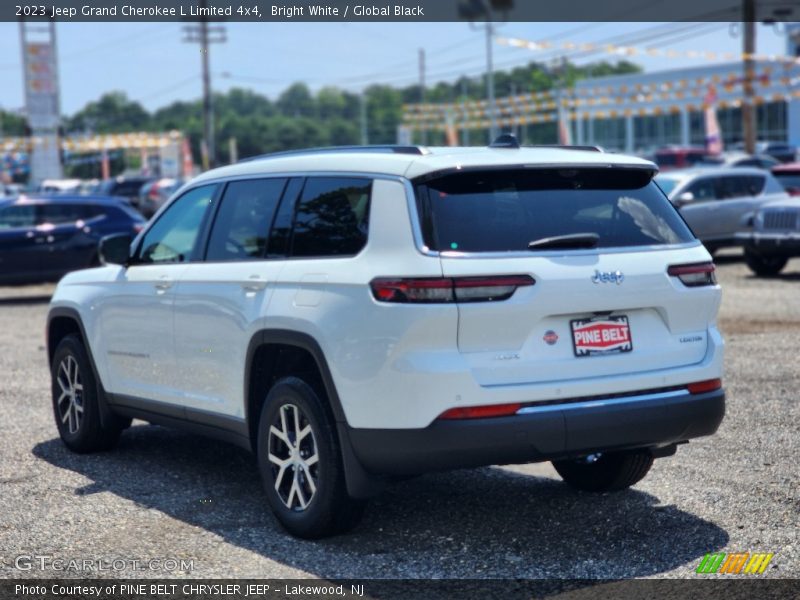 Bright White / Global Black 2023 Jeep Grand Cherokee L Limited 4x4