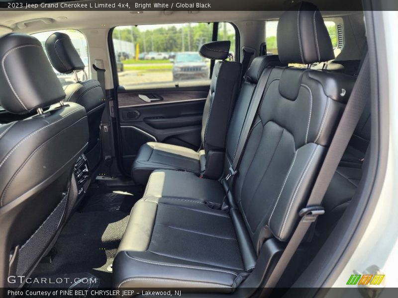 Bright White / Global Black 2023 Jeep Grand Cherokee L Limited 4x4