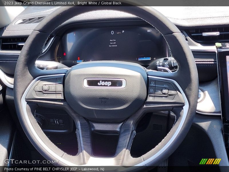 Bright White / Global Black 2023 Jeep Grand Cherokee L Limited 4x4