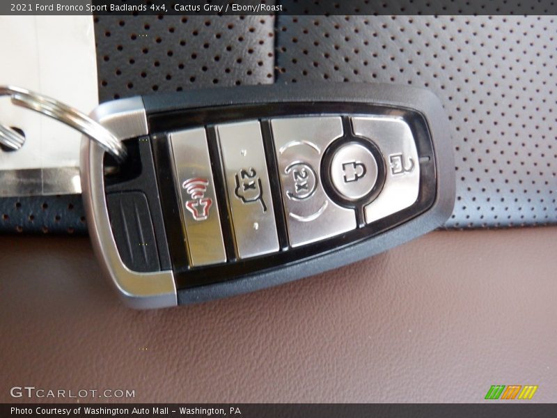 Keys of 2021 Bronco Sport Badlands 4x4