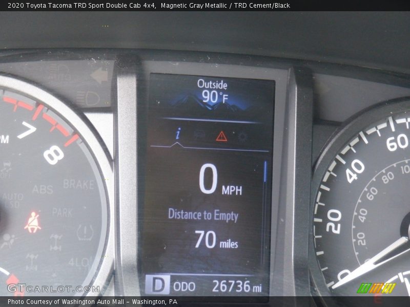 Magnetic Gray Metallic / TRD Cement/Black 2020 Toyota Tacoma TRD Sport Double Cab 4x4