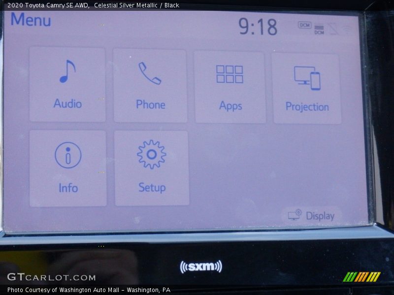 Celestial Silver Metallic / Black 2020 Toyota Camry SE AWD