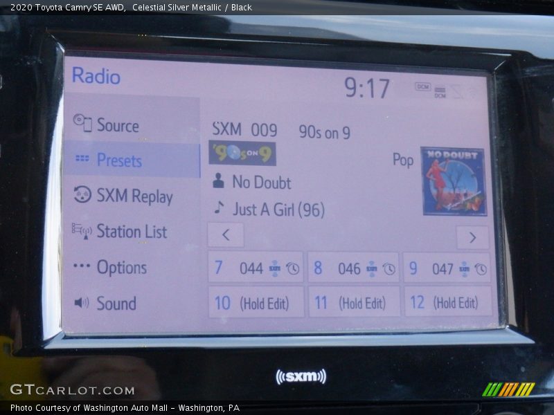 Celestial Silver Metallic / Black 2020 Toyota Camry SE AWD